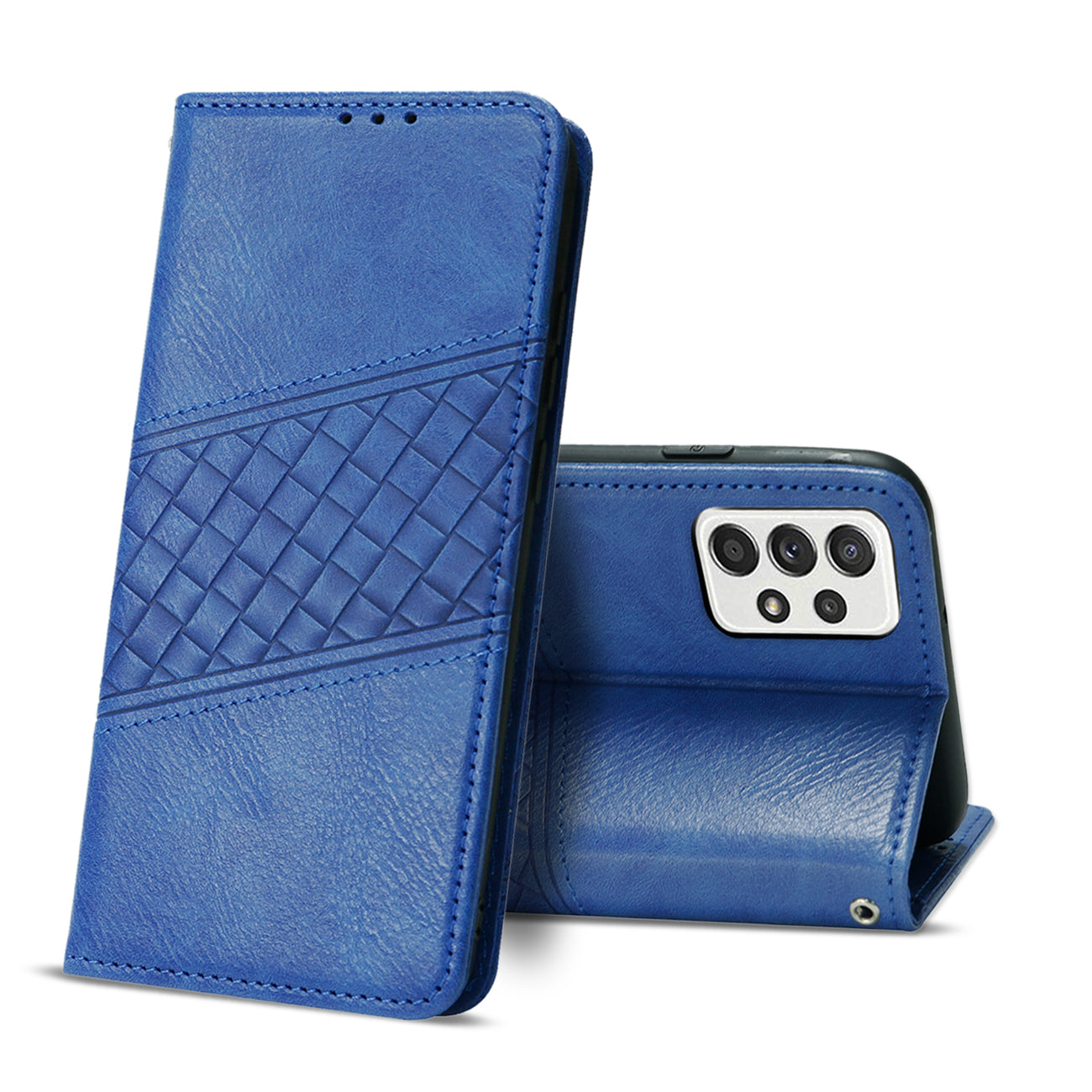Reiko Samsung Galaxy A52/5G 3-In-1 Wallet Case In Blue (FC30-SAMA52-5GBL)